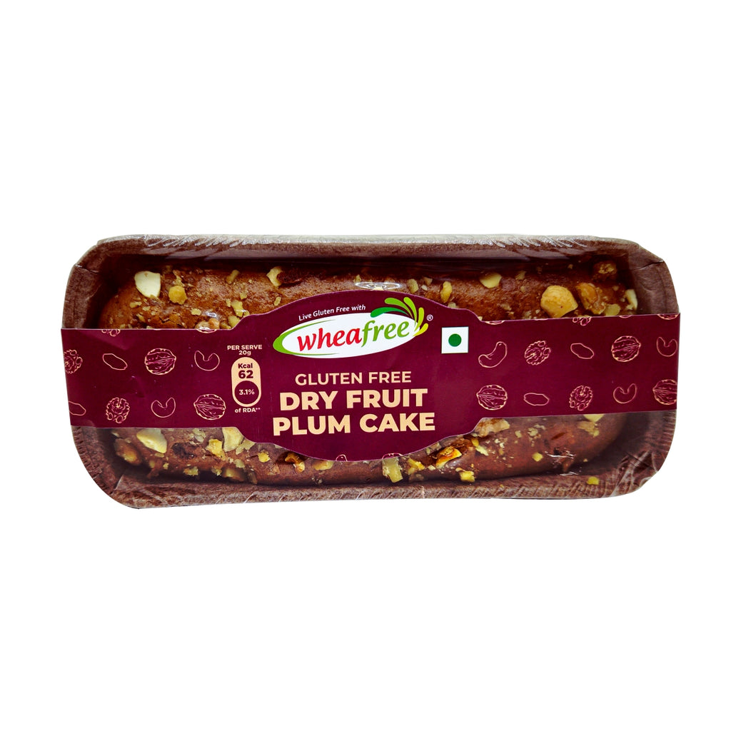Gluten Free Dry Fruit Plum Cake (350g) Wheafree Gluten Free Products