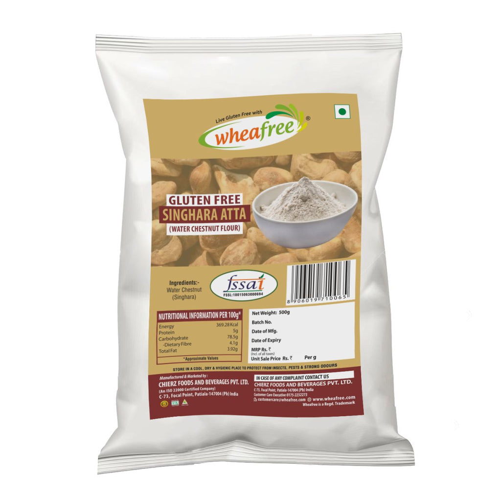 Gluten Free Singhara Atta (Water Chestnut Flour) 500g Wheafree